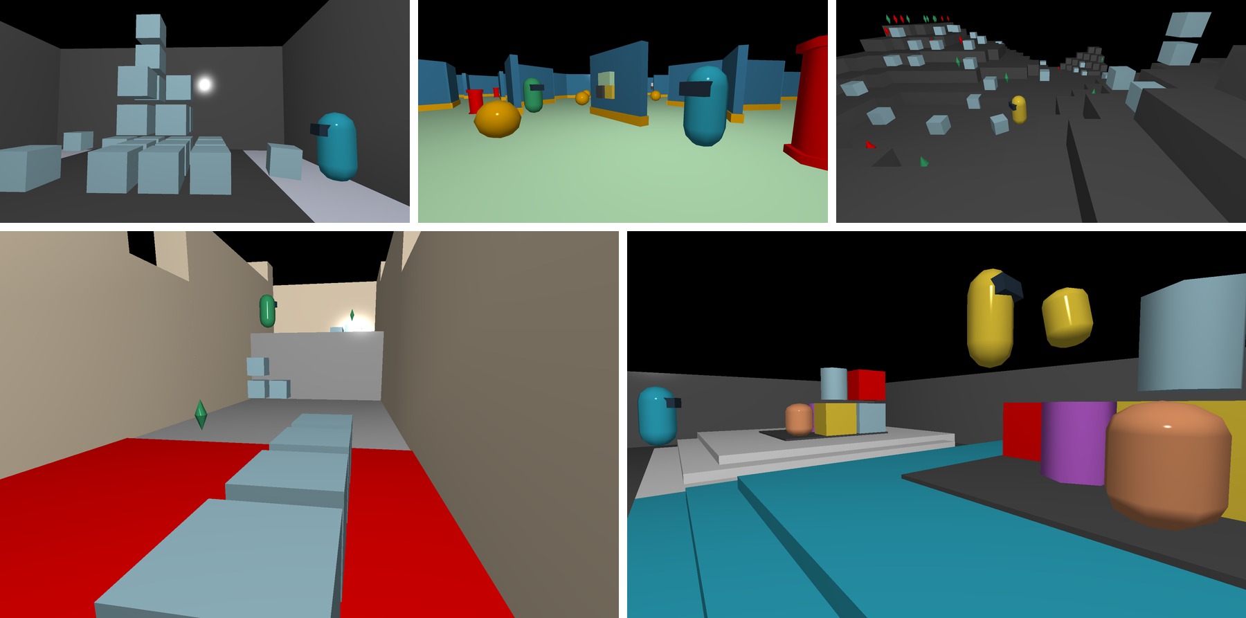 Megaverse: Simulating Embodied Agents at One Million Experiences per Second